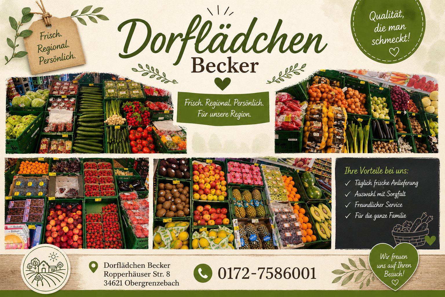 Obst und Gemüse
